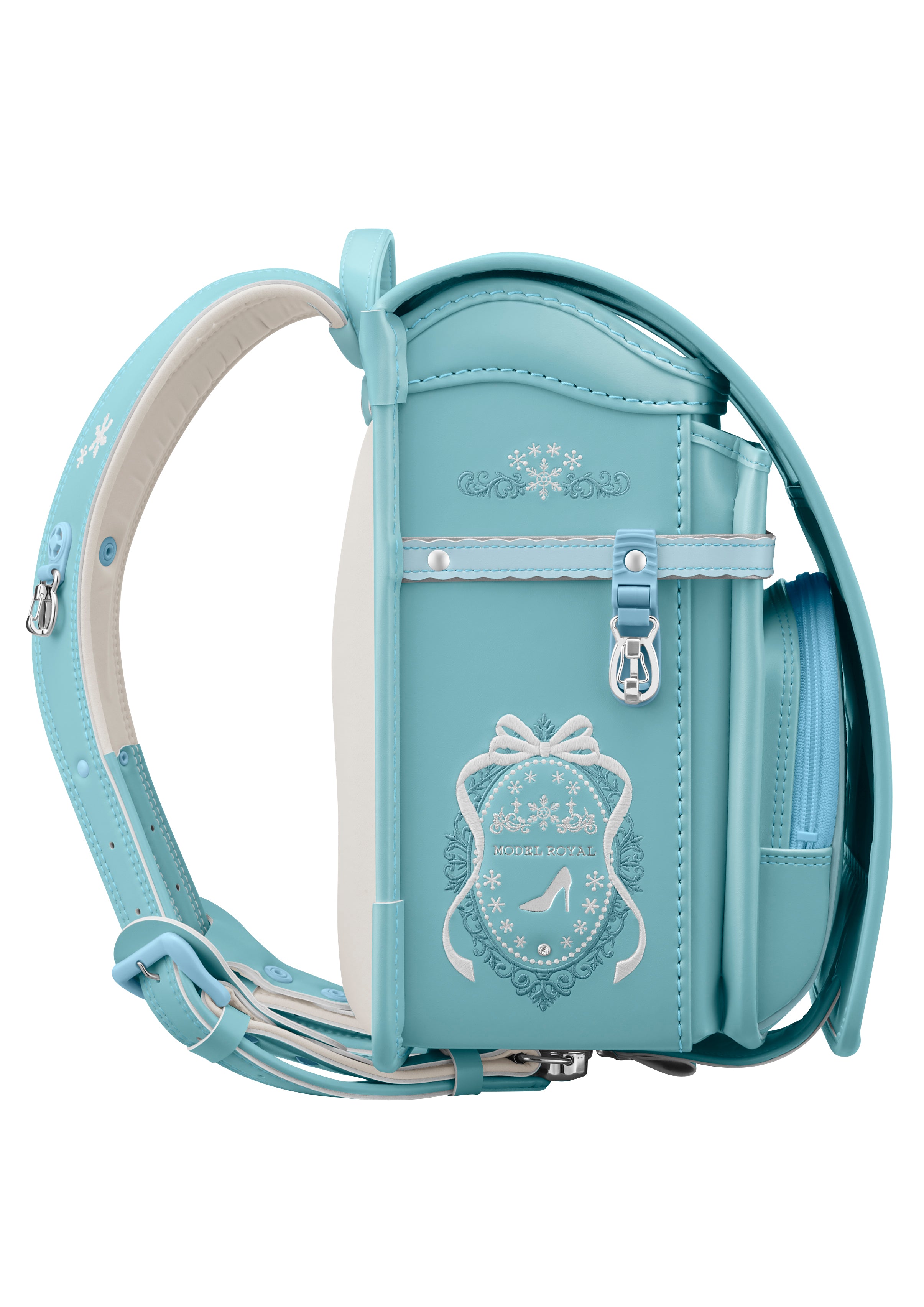 Mermaid Green x Sherbet Mint Model Royal Crystal Randoseru