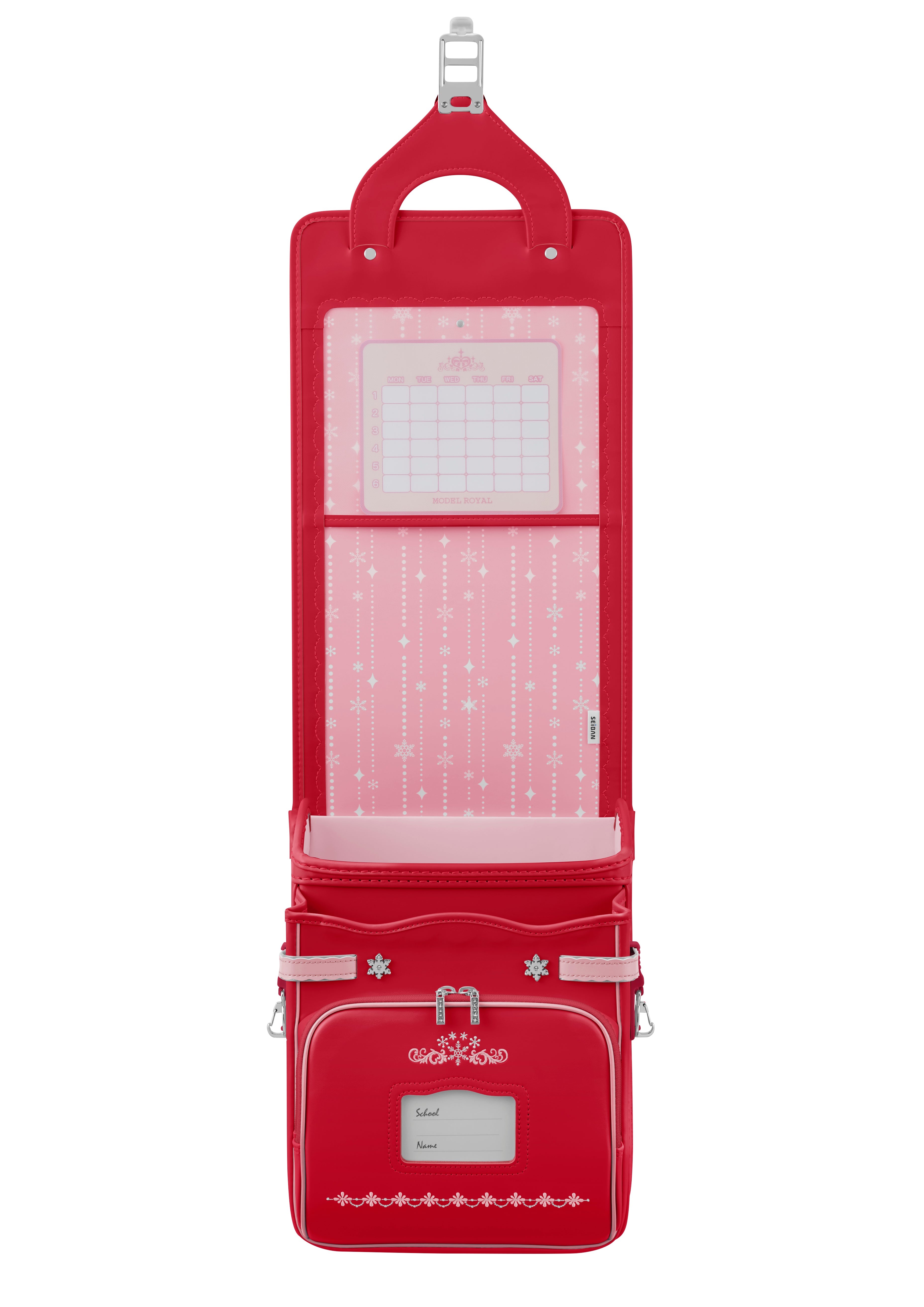 Vivid Pink x Baby Pink Model Royal Crystal Randoseru